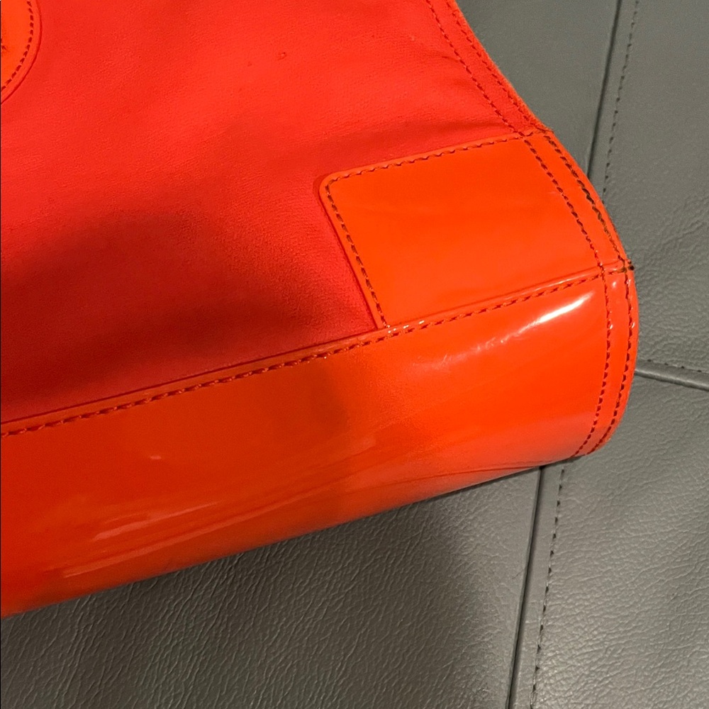 Tory Burch orange-red Tote Bag - Picture 6 of 14